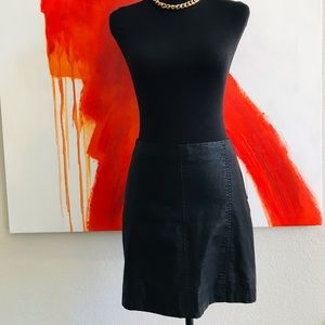 [Free People] | NWT  Femme Vegan Leather Mini Skirt